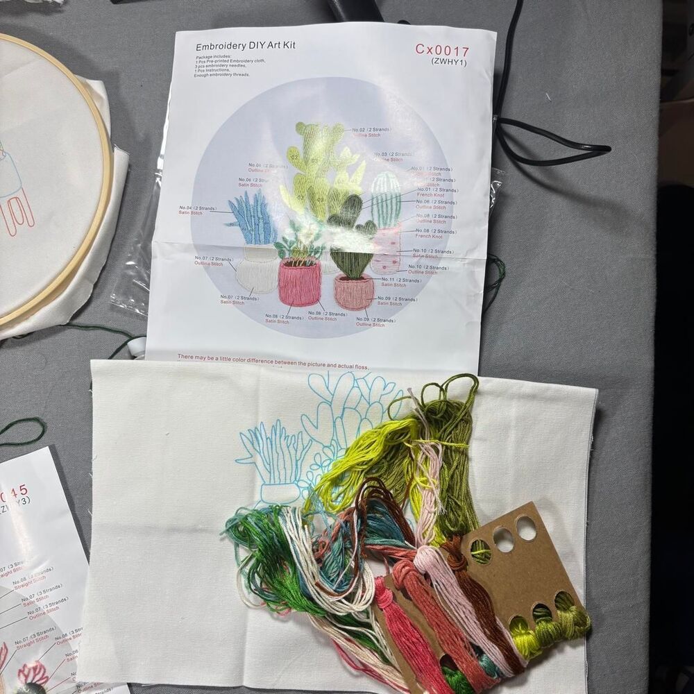 Needle-thread multi Mixed-media - Picture 4 of 7
